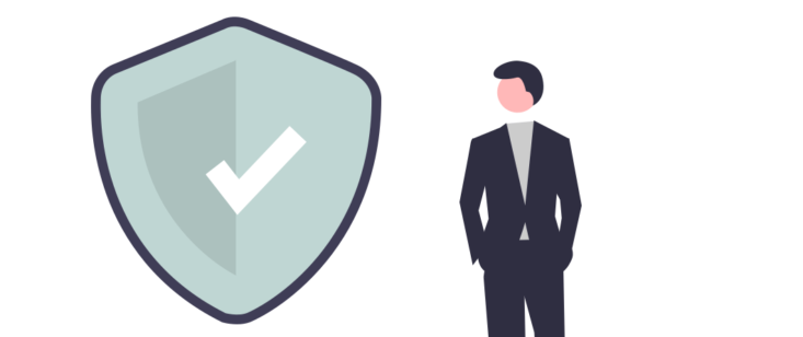 ネットの安全対策チェックのイラスト